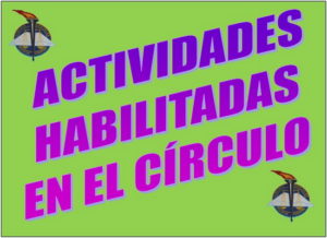 Lee más sobre el artículo ACTIVIDADES HABILITADAS EN EL CIRCULO