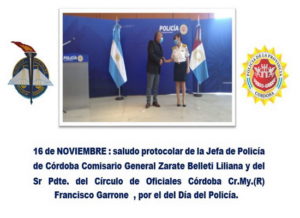 Lee más sobre el artículo 16 de Noviembre 2020 DIA DEL POLICIA CBA.
