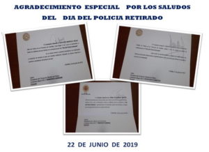 Lee más sobre el artículo AGRADECIMIENTO ESPECIAL POR EL DIA DEL POLICIA RETIRADO