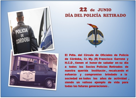 En este momento estás viendo DIA DEL POLICIA RETIRADO 2021