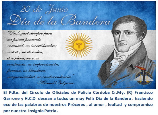 En este momento estás viendo 20 de Junio DIA de la BANDERA