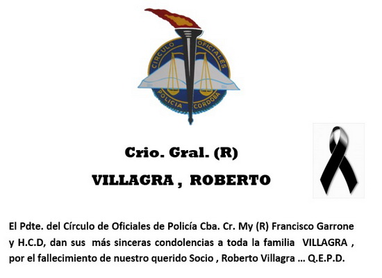 En este momento estás viendo Crio.Gral. (R) Villagra, Roberto  Q.E.P.D.