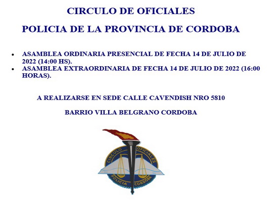 Lee más sobre el artículo IMPORTANTE PUBLICACIONES ASAMBLEAS JULIO 2022