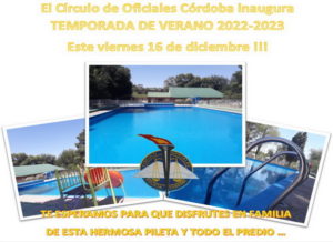 Lee más sobre el artículo COMIENZO TEMPORADA DE VERANO 2022-2023 COPC
