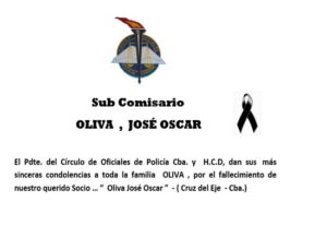 Lee más sobre el artículo OLIVA JOSE OSCAR  Q.E.P.D.