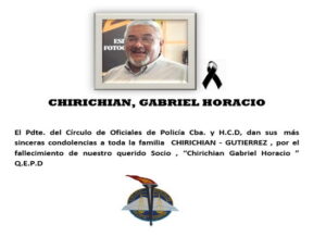 Lee más sobre el artículo CHIRICHIAN GABRIEL HORACIO  Q.E.P.D.