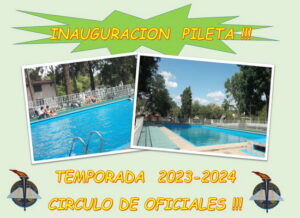 Lee más sobre el artículo INAUGURACION PILETA TEMPORADA 2023-2024