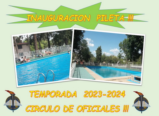 En este momento estás viendo INAUGURACION PILETA TEMPORADA 2023-2024