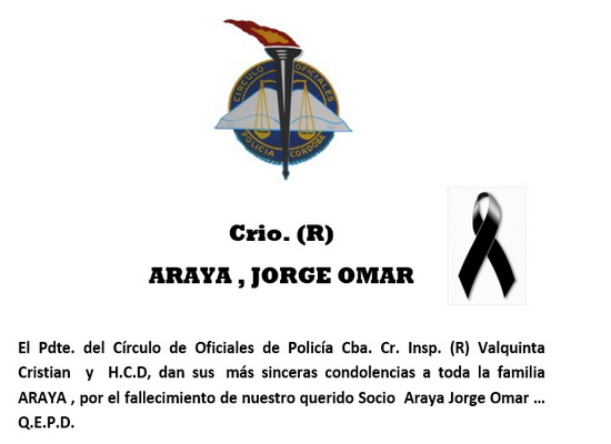 En este momento estás viendo ARAYA JORGE OMAR  Q.E.P.D.   C.O.P.C.