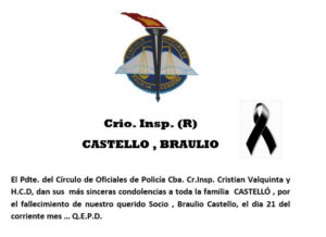 Lee más sobre el artículo CASTELLO BRAULIO  Q.E.P.D.   COPC